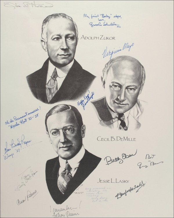Lot 1096 Hollywood Celebrates Paramount Poster