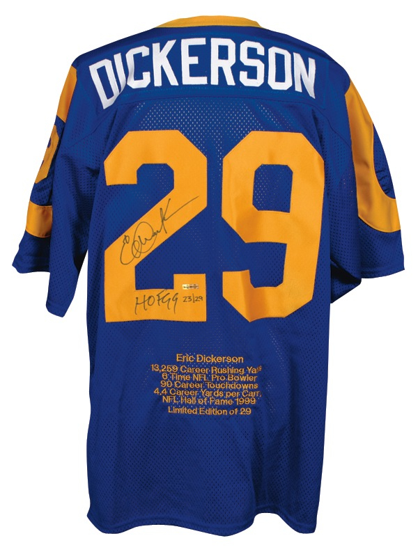 Lot 1438 Eric Dickerson Football Jersey