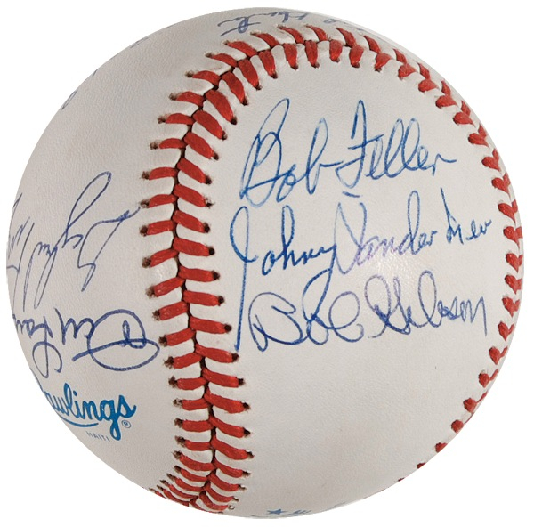 Lot 1314 Basball: No Hit Pitchers Baseball