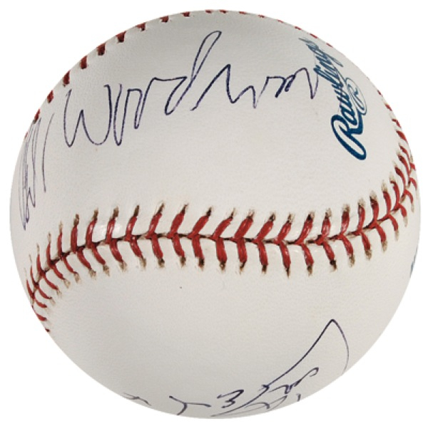 Lot 669 Bob Woodward and Carl Bernstein Baseball