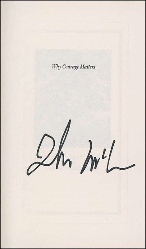 Lot 380 John McCain Book