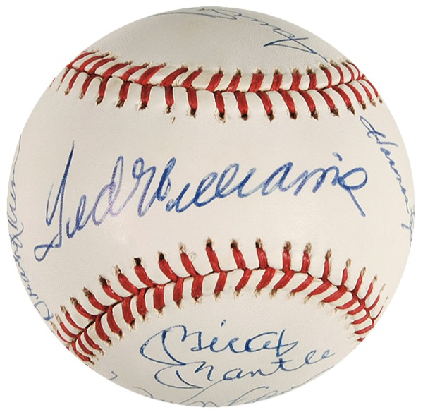 Lot 1317 Baseball: 500 Run Club Baseball