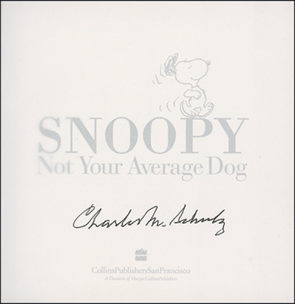 Lot 697 Charles Schulz Book