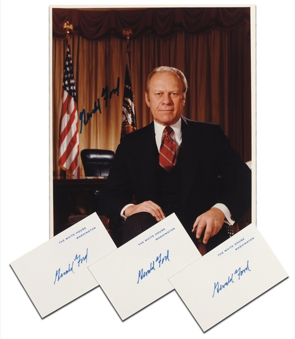Lot 66 Gerald Ford Group Lot