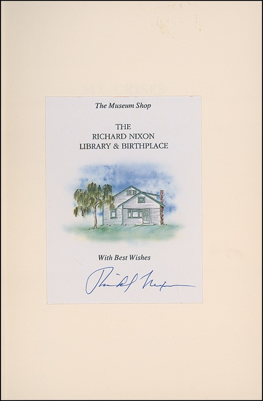 Lot 163 Richard Nixon Book
