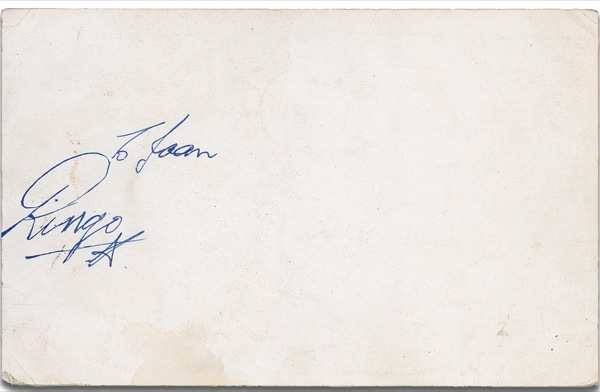 Lot 732 The Beatles: Ringo Starr Signed Photograph