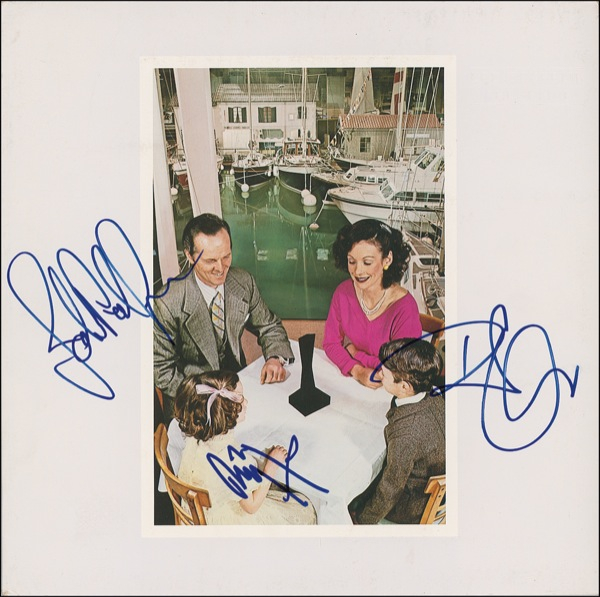Lot 833 Led Zeppelin Album