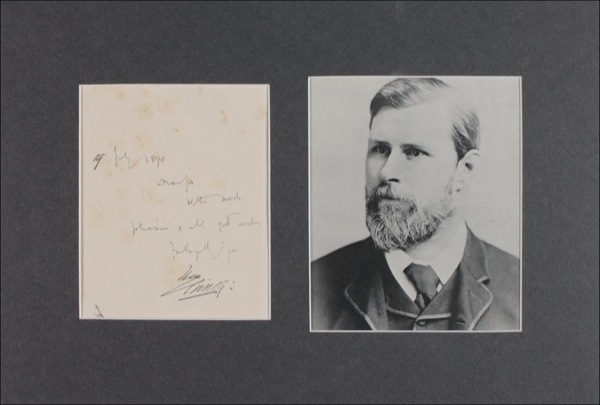 Lot 661 Bram Stoker and Henry Irving Signed Letter