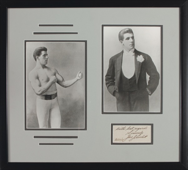 Lot 1429 James J. Corbett Signature