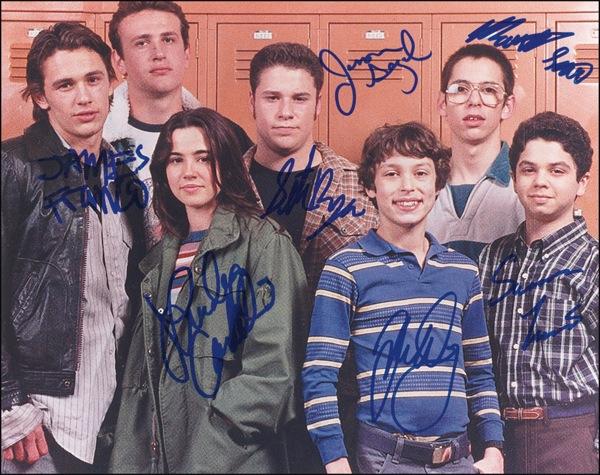 Lot 1054 Freaks and Geeks Signed Photograph