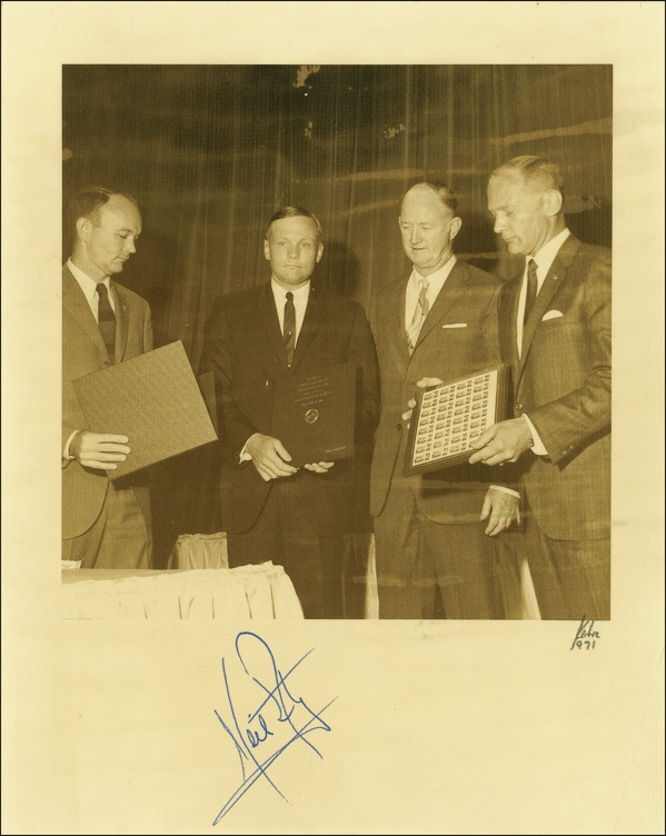 Lot 541 Neil Armstrong Signed Photograph