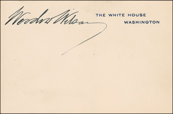 Lot 245 Woodrow and Edith Bolling Wilson Group Lot