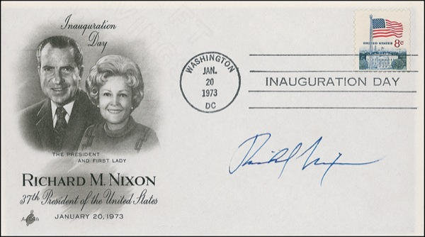 Lot 165 Richard Nixon First Day Cover