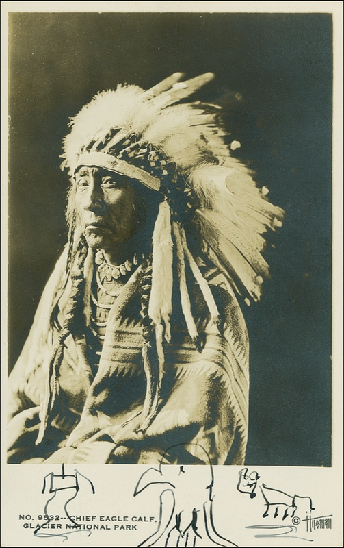 Lot 298 Chief Eagle Calf Signed Photograph