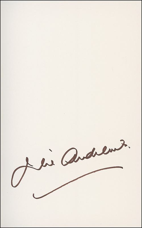 Lot 955 Julie Andrews Book