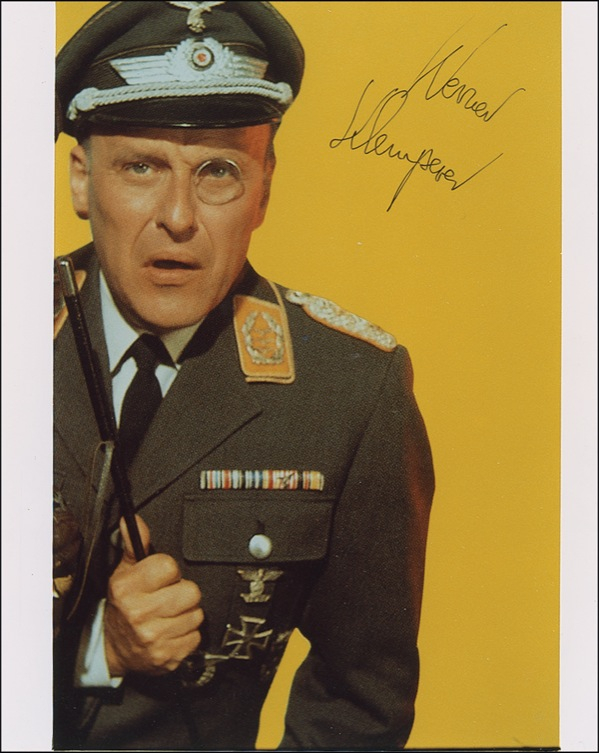 Lot 1116 Werner Klemperer Signed Photograph