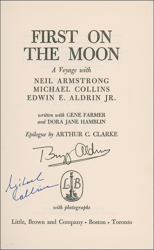 Lot 534 Apollo 11: Aldrin and Collins Book