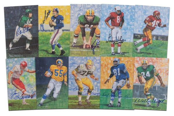 Lot 1462 Football Hall of Famers Group Lot