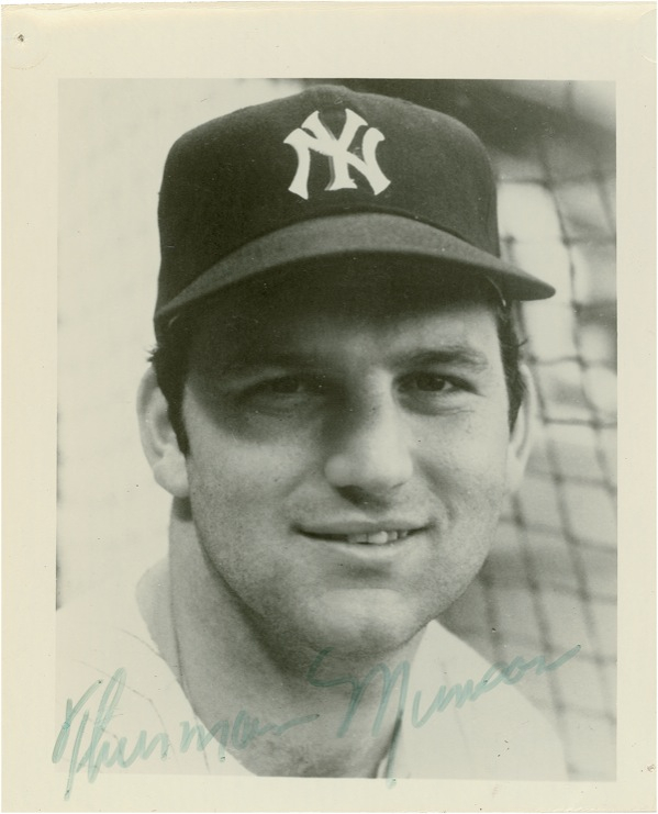 Lot 1583 Thurman Munson Signed Photograph