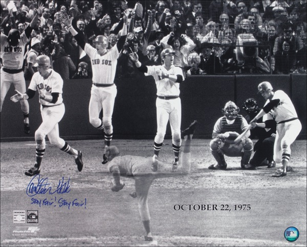 Lot 1460 Carlton Fisk Signed Photograph