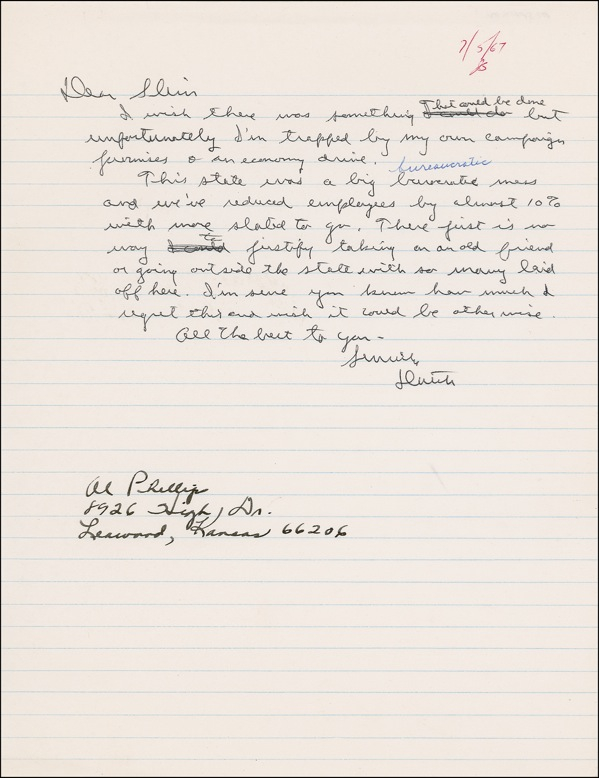 Lot 180 Ronald Reagan: Tough call for Governor Reagan: “This state was a big bureaucratic mess”
