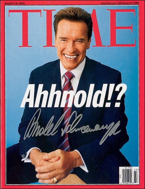 Lot 1215 Arnold Schwarzenegger Magazine