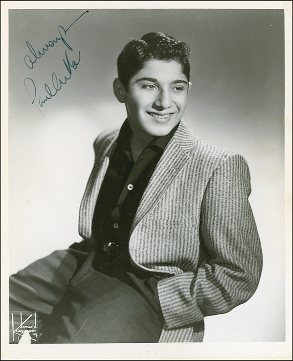 Lot 710 Paul Anka Signed Photograph
