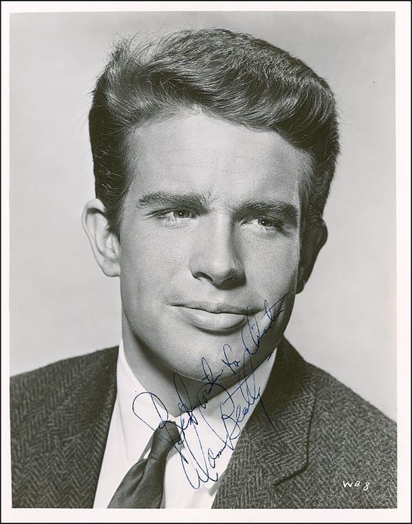 Lot 984 Warren Beatty Signed Photograph