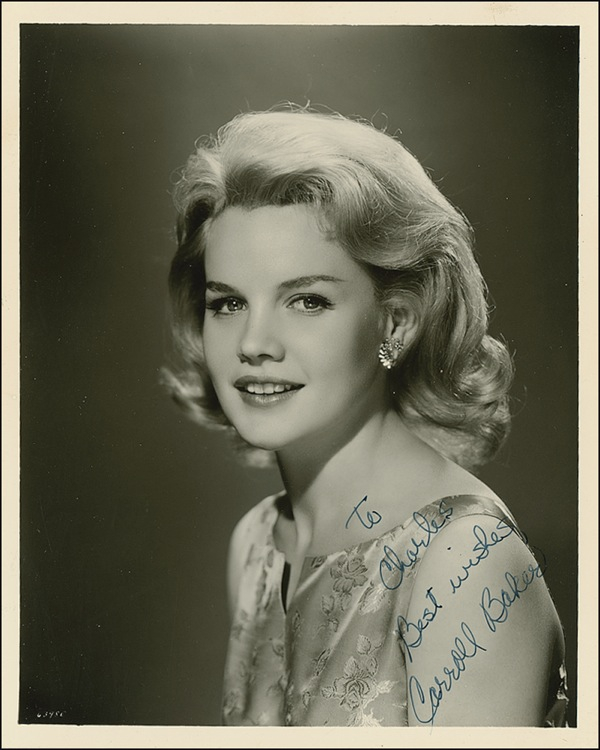 Lot 968 Carroll Baker Signed Photograph