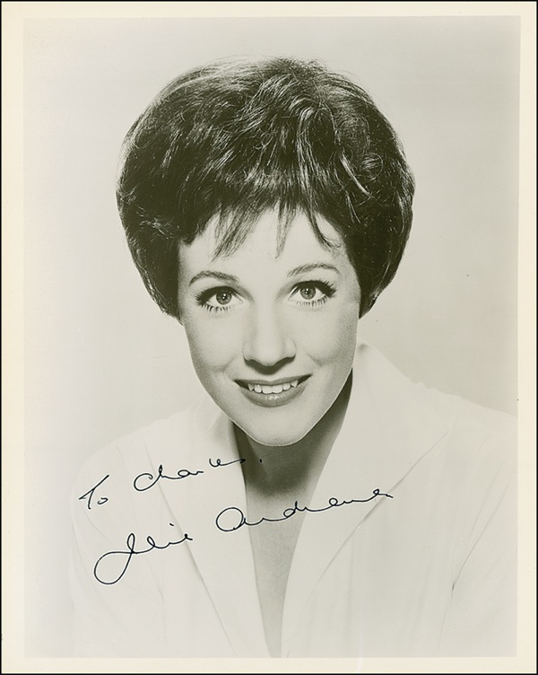 Lot 956 Julie Andrews Signed Photograph