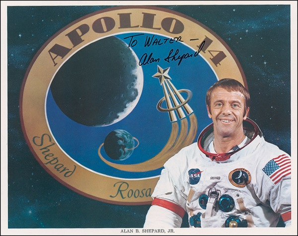 Lot 577 Alan Shepard Signed Photograph