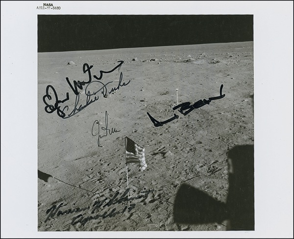 Lot 571 Moonwalkers Signed Photograph