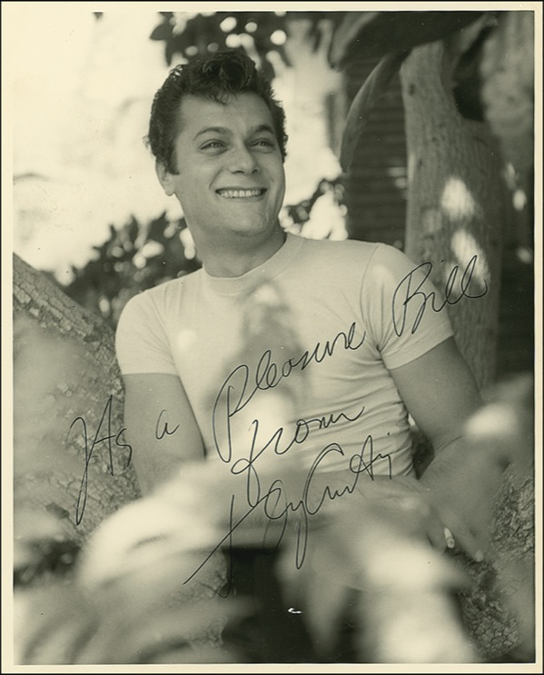 Lot 1025 Tony Curtis Signed Photograph