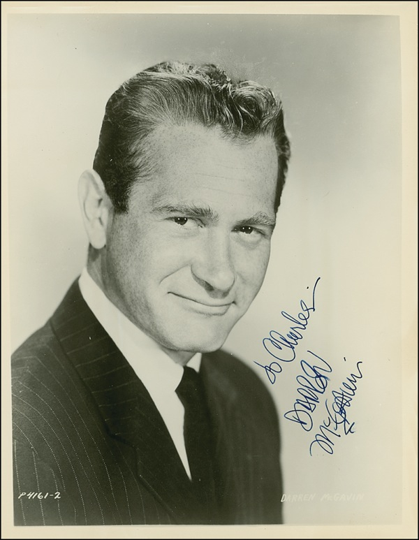 Lot 1157 Darren McGavin Signed Photograph
