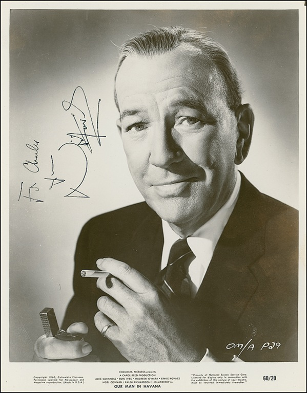 Lot 603 Nöel Coward Signed Photograph