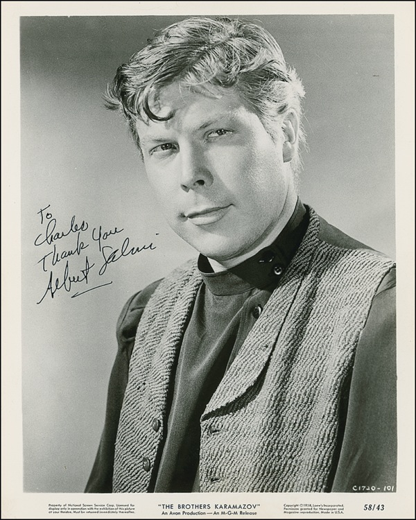 Lot 1213 Albert Salmi Signed Photograph