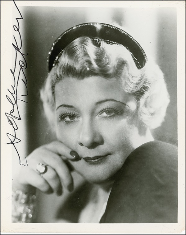 Lot 922 Sophie Tucker Signed Photograph