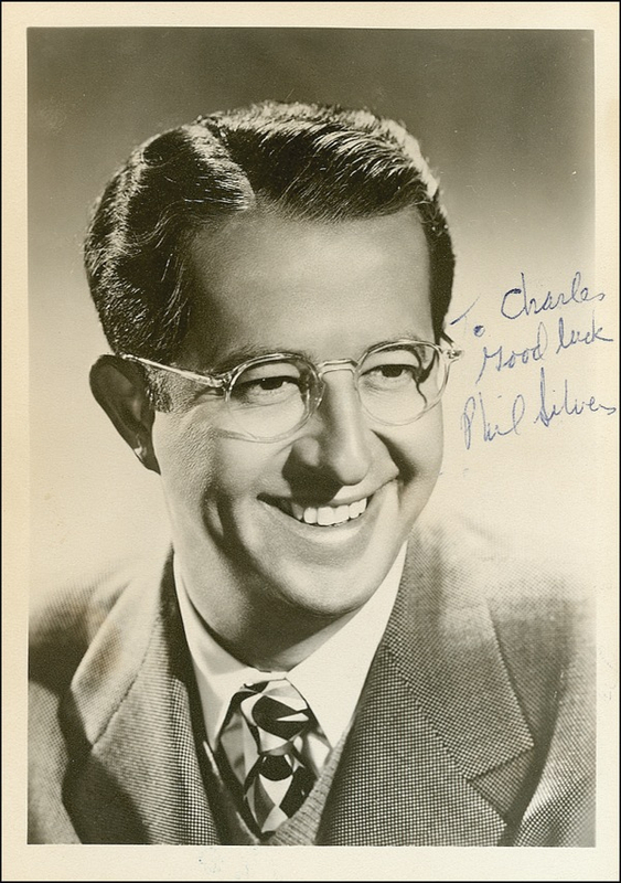 Lot 1221 Phil Silvers Signed Photograph