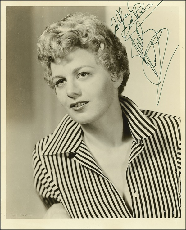 Lot 1284 Shelley Winters Signed Photograph