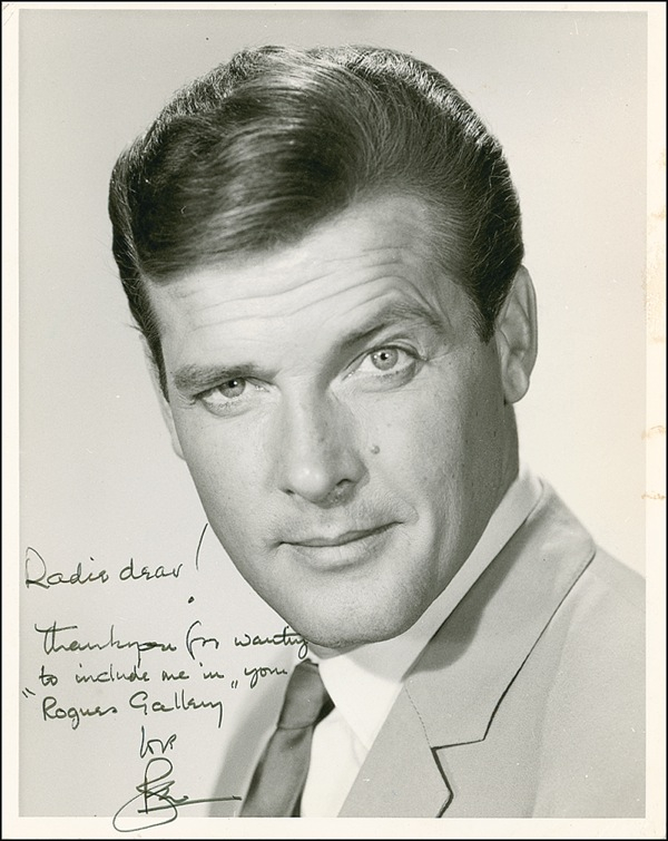 Lot 1165 Roger Moore Signed Photograph