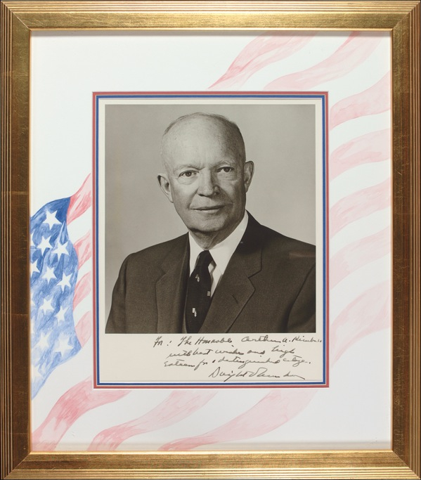 Lot 55 Dwight D. Eisenhower Signed Photograph