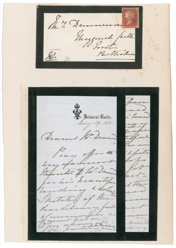 Lot 445 Victoria: VICTORIA remembers the Dean of Westminster Abbey and describes a visit to an infirmary: ?She is 92 and kissed my hand!!?