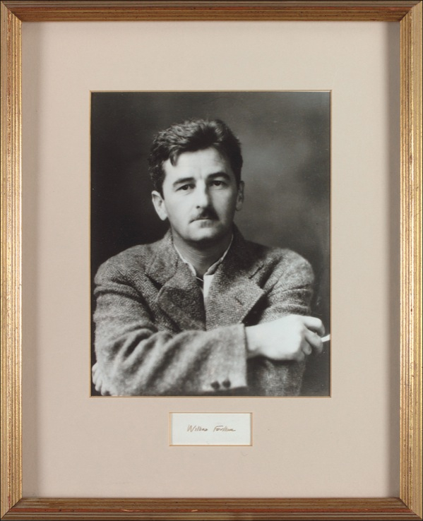 Lot 607 William Faulkner Signature