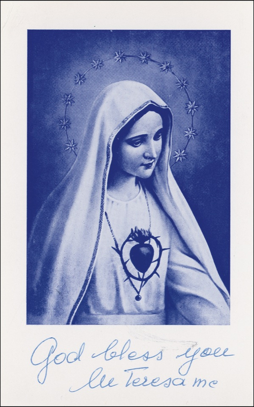 Lot 390 Mother Teresa Signed Photograph