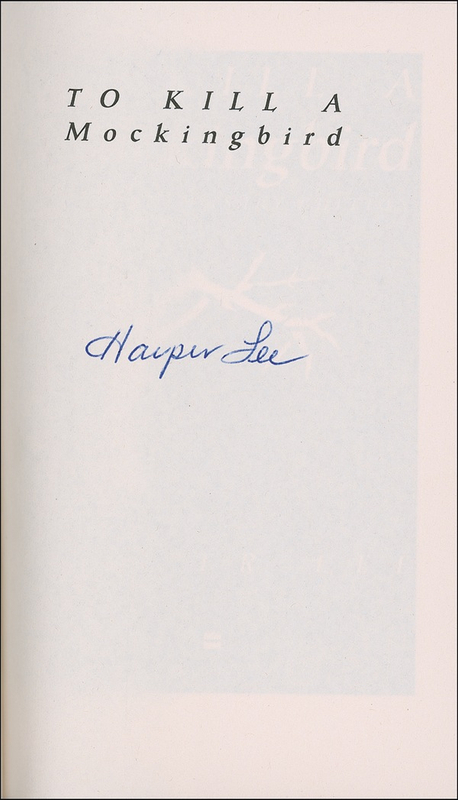 Lot 624 Harper Lee Book
