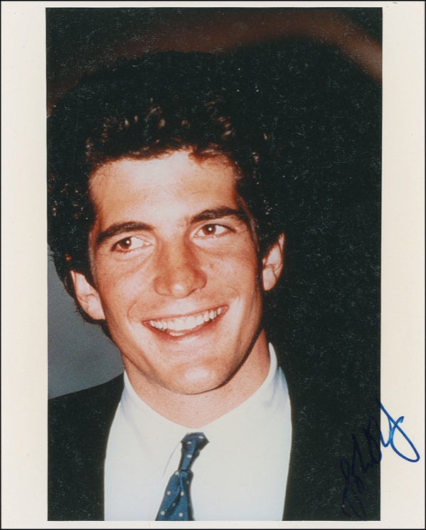 Lot 354 John F. Kennedy, Jr Signed Photograph