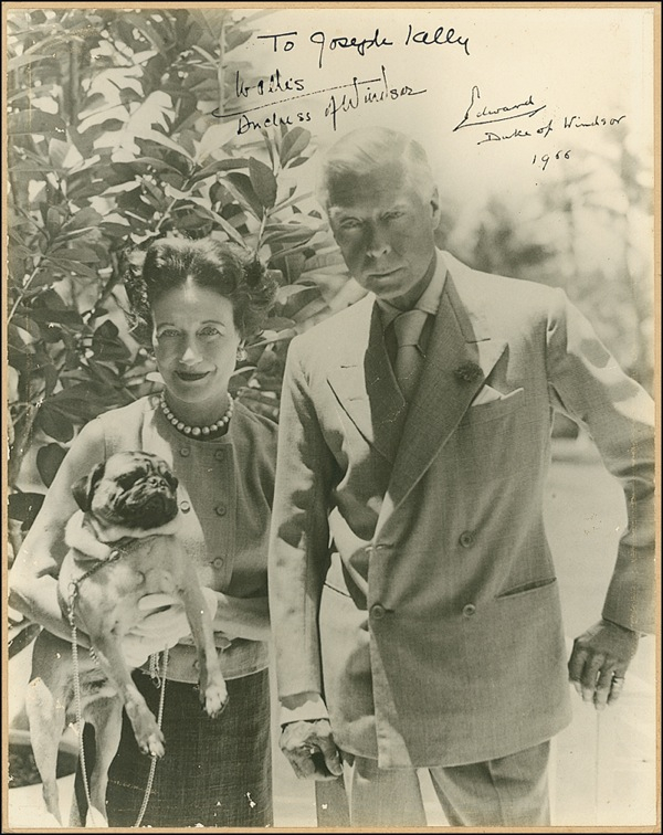 Lot 464 Duke and Duchess of Windsor Signed Photograph