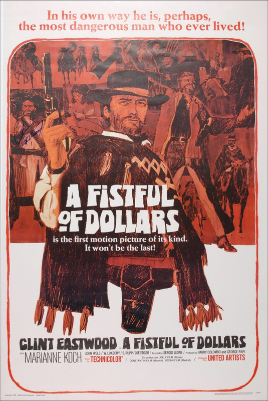 Lot 1039 Clint Eastwood Poster