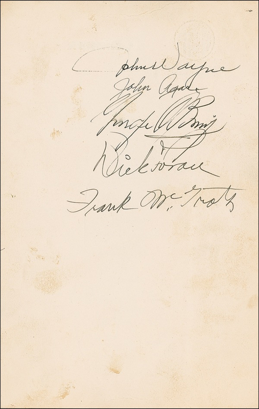 Lot 1275 John Wayne: The ?Duke? and his Fort Apache friends sign on the Santa Fe train