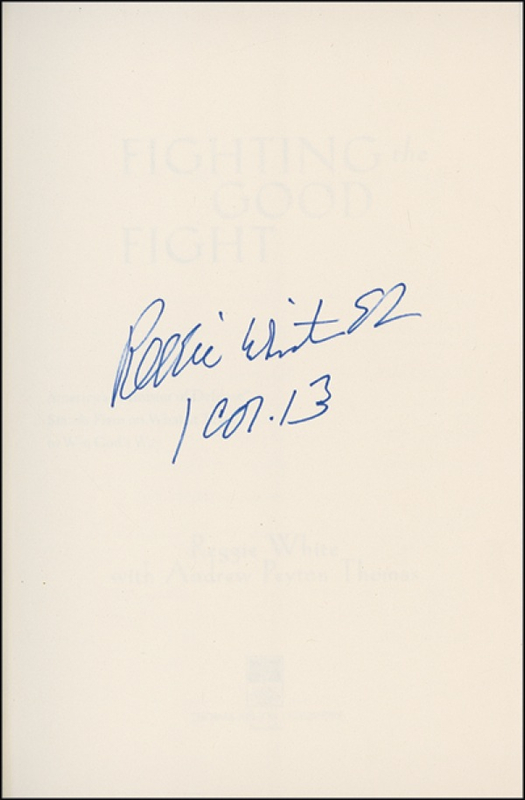 Lot 1711 Reggie White Book